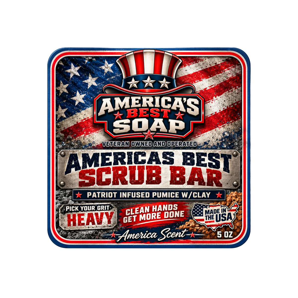 Americas Best Scrub Bar Heavy Grit
