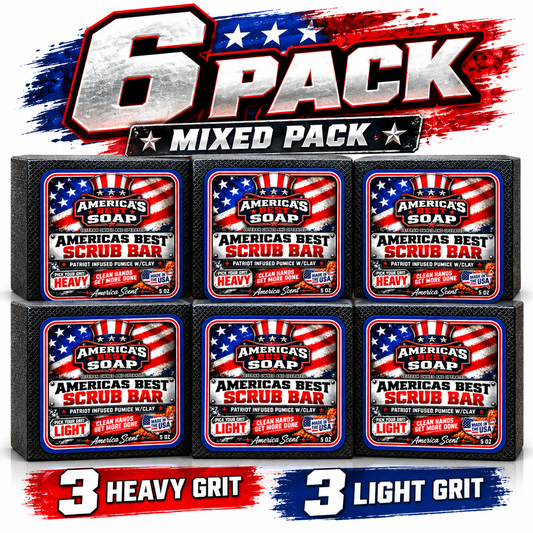 America's Best Six-Pack Scrub Bar Kit